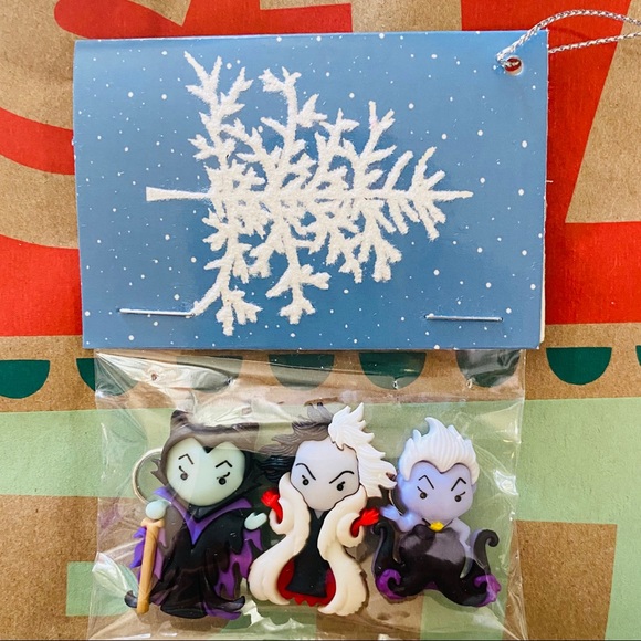 STARBUCKS🧜‍♀️ Straw & Villian Ornament Topper Set - Picture 2 of 7